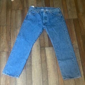 Levi's Blue Straight Jeans Timeless Style